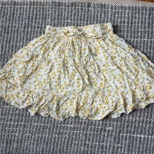 Yellow floral princess Polly skirt